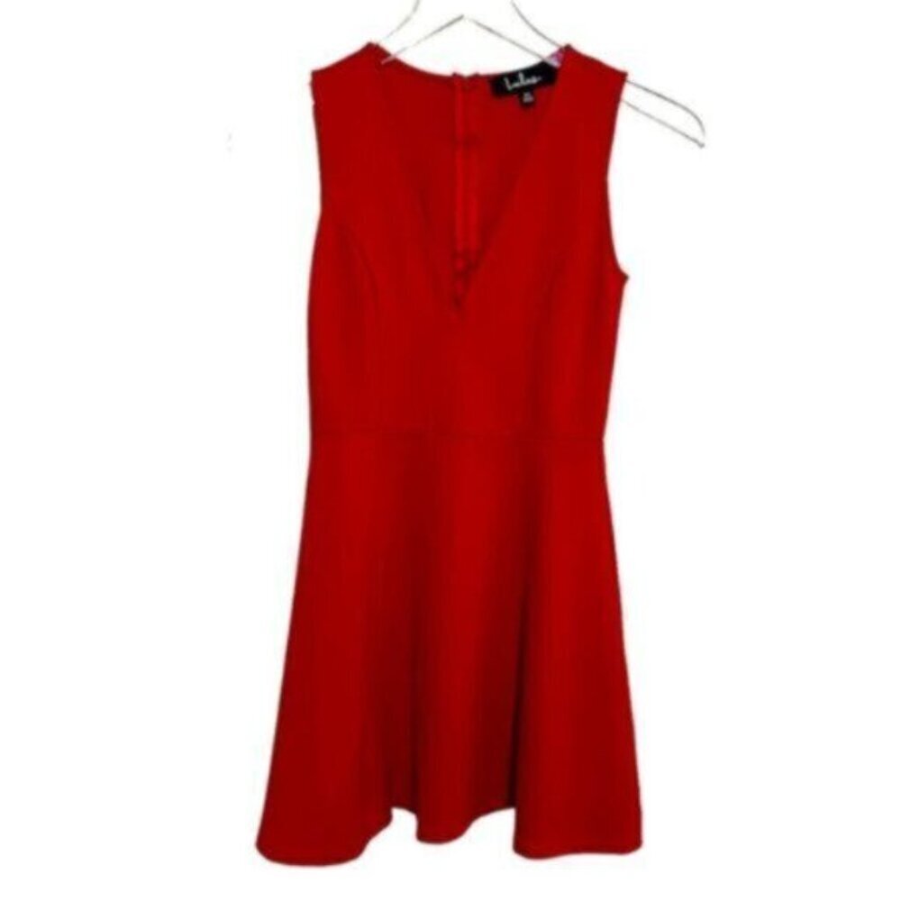 Lulu’s | Women's Queen Sweep Red Fit & Flare Dress Size XS - Picture 4 of 13